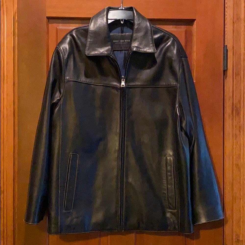 Men’s leather jacket - size M